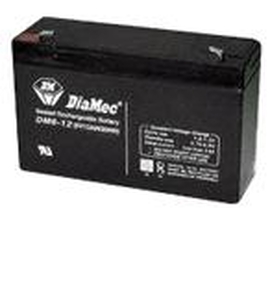 DIAMEC 6V 12Ah Zselés ólom akkumulátor