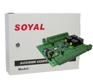 SOYAL AR-716E 15 000 felhasználós 16 ajtós hálózati vezérlőközpont PC csatlakozással