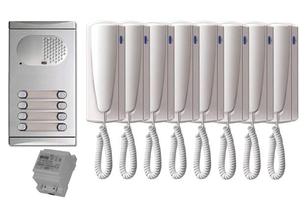 Golmar 4280/AL Nyolclakásos audio kaputelefon szett 4280AL