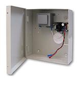 DSC TE 1215 AK Fém dobozba szerelt segédtáp akkumulátortöltő TE1215AK