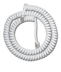 Telefon kézibeszélő zsinór 3,6m fehér