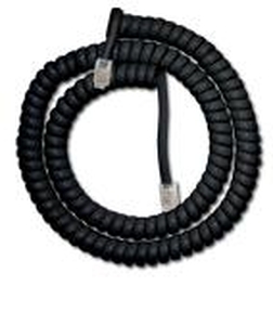 Telefon kézibeszélő zsinór 4,5m fekete