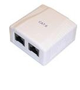 UTP-CAT6 falonkívüli dupla aljzat UTPCAT6