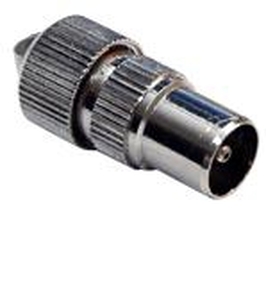 KOAX dugó RG-59 és RG-6 kábelekhez egyenes csavarozható fém