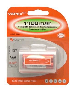 VAPEX 2VTE1100AAA 2db AAA méretű NiMH mini ceruza akkumulátor