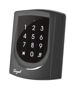 SOYAL AR-725K Kártyaolvasó és kódbillentyűzet hálózathoz vagy önálló vezérlőkhöz szürke