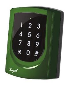 SOYAL AR-725K Kártyaolvasó és kódbillentyűzet hálózathoz vagy önálló vezérlőkhöz zöld