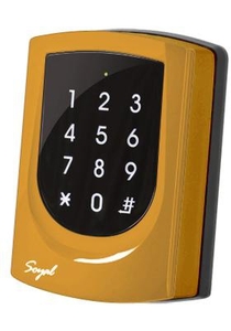 SOYAL AR-725K Mifare Kártyaolvasó és kódbillentyűzet hálózathoz vagy önálló vezérlőkhöz narancs