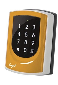 SOYAL AR-725KM Kártyaolvasó és kódbillentyűzet hálózathoz vagy önálló vezérlőkhöz narancs