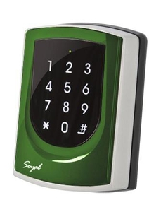 SOYAL AR-725KM Kártyaolvasó és kódbillentyűzet hálózathoz vagy önálló vezérlőkhöz zöld