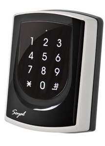 SOYAL AR-725KM Mifare Kártyaolvasó és kódbillentyűzet hálózathoz/önálló vezérlőkhöz fekete