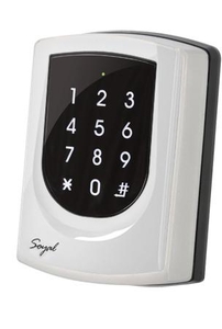 SOYAL AR-725KM Mifare Kártyaolvasó és kódbillentyűzet hálózathoz/önálló vezérlőkhöz ezüst