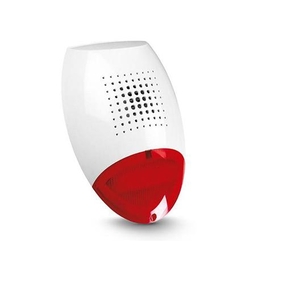 SATEL SP500R Kültéri piezo hang- fényjelző vörös színű SP 500 R