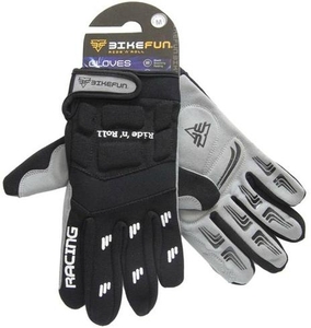 BIKEFUN biciklis kesztyű Freeride S-es fekete 221S2