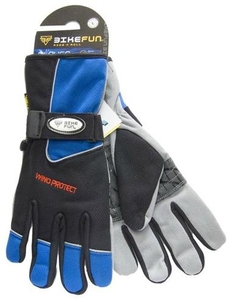 BIKEFUN biciklis kesztyű téli kék M-es 304305M2