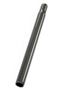 Kerékpár nyeregcső 25,4x300mm acél króm 31000