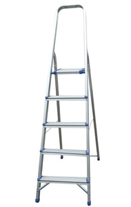 JKH 4 + 1 fokos alumínium háztartási létra fellépővel 8922167