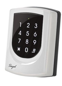 SOYAL AR-725ED-M Mifare Önálló 2 ajtós vezérlő ezüst fémkeret 109806