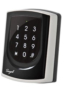 SOYAL AR-725ED-M Mifare Önálló 2 ajtós vezérlő fekete fémkeret 109813