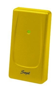 SOYAL AR-721UBW Kártyaolvasó hálózati központokhoz vagy önálló vezérlőkhöz sárga 110762