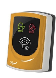 SOYAL AR-725UDM-W Kártyaolvasó hálózati központokhoz vagy önálló vezérlőkhöz narancs