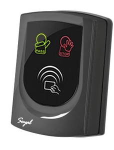 SOYAL AR-725UD-W Közelítőkártyás segédolvasó beléptetőrendszerekhez szürke