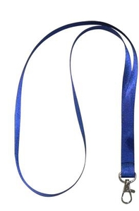 Szövet nyakbaakasztó kék