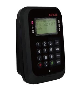 SOYAL AR-837ES-1B fekete Komplett vezérlő és kártyaolvasó LCD kijelzővel AR837ES1B