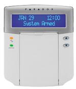 PARADOX Digiplex K641BL+ alfanumerikus LCD kezelő