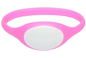SOYAL AM Wristband No.5 13.56 MHz pink Proximity szilikon karkötő