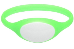 SOYAL AM Wristband No.5 13.56 MHz zöld Proximity szilikon karkötő