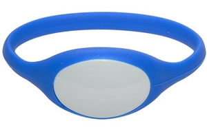 SOYAL AM Wristband No.5 13.56 MHz kék Proximity szilikon karkötő