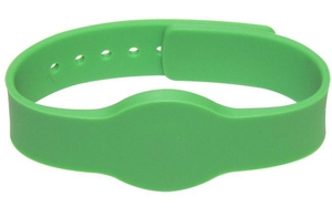 SOYAL AM Wristband No.4 13.56 MHz zöld Proximity szilikon karkötő
