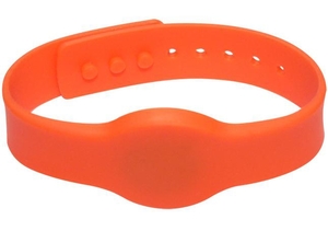 SOYAL AM Wristband No.4 13.56 MHz narancs Proximity szilikon karkötő