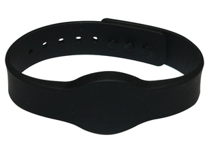 SOYAL AM Wristband No.4 13.56 MHz fekete Proximity szilikon karkötő