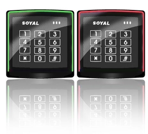 SOYAL AR-888K Mifare Kártyaolvasó és kódbillentyűzet önálló vezérlőkhöz fekete