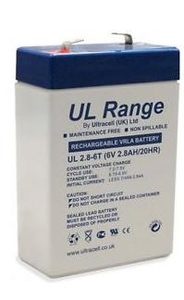 ULTRACELL 6V 2,8 Ah Zselés ólom akkumulátor 114180