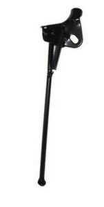 Kerékpár oldaltámasz hátsó fekete 48260