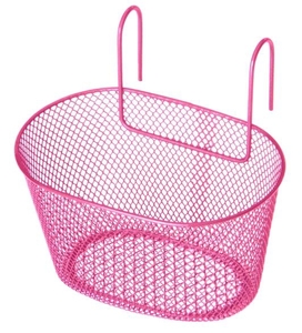 Első kosár gyerek kerékpárra rózsaszín 50054