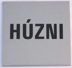 JKH Tábla alu öntapadós 60 x 60 mm HÚZNI 3427178