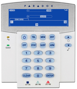 PARADOX K35 Ikon LCD vezetékes LCD kezelő