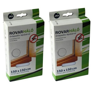 JKH Rovarháló 130x150 cm fekete 2 db 8911347