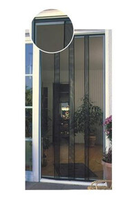 JKH Rovarvédő függöny üvegszálas 4 részes sines 95 x 215 cm fekete 8911322