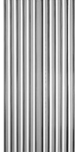 JKH Térelválasztó függöny 90 x 200 cm szürke/fehér 8822133