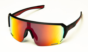 BIKEFUN Szemüveg BF SUMMIT piros lencse, full revo red, cat.3, PC 7768-01