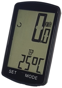 VELOTECH vezeték nélküli kerékpár computer 19 funkciós 41092