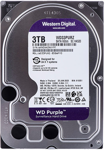Western Digital 3000GB S-ATA III PURPLE WD33PURZ 125219