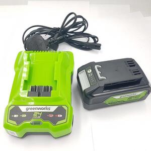 Akkumulátor és töltő induló készlet Greenworks GSK24B4 24v, 4ah akku és 2ah töltő 2936507-GW
