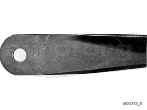 Fűnyíró kés Westwood  176mm, 17mm, jobbra forgó utángyártott MOG773/R