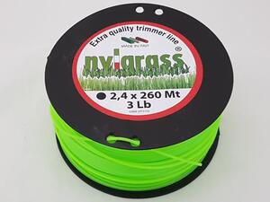 Damil 2.4mm kerek   260 méter olasz FIN/T/2.4/1.36K